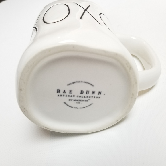 Rae Dunn XOXO Ceramic Mug with Red Interior - Picture 3 of 3